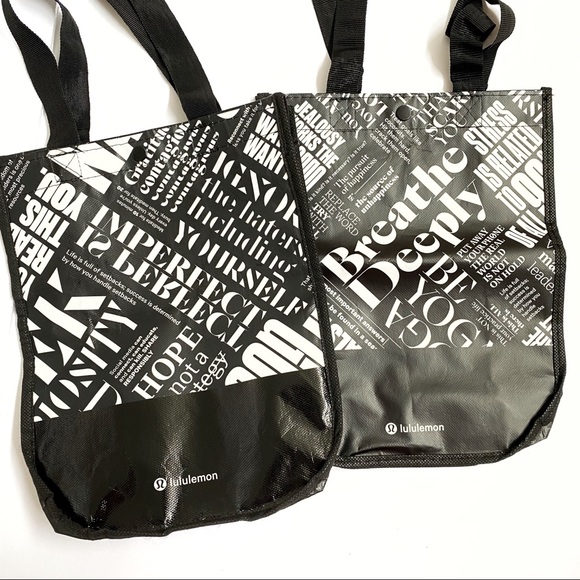 Lululemon small reusable shopping tote bag - Picture 2 of 4